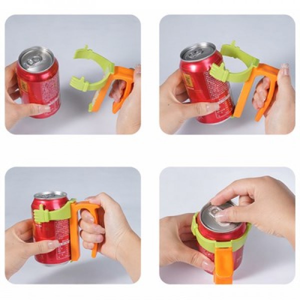 Sunup SN-29912 Kaymaz Saplı El Tasarım Kutu İçecek Tutucu