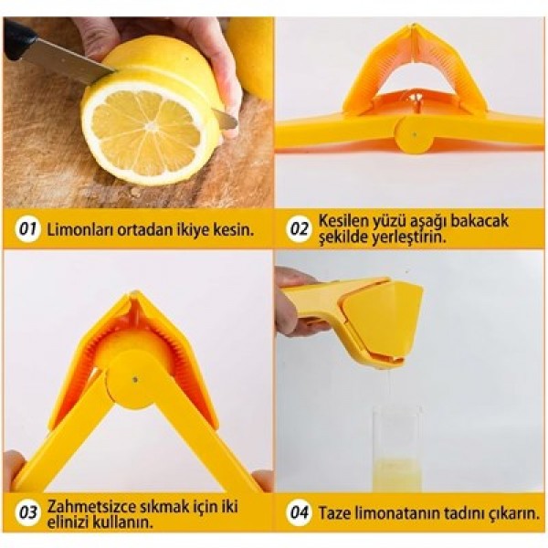 Sunup SN-29914 Pratik Katlanır Manuel Narenciye Meyve Sıkacağı