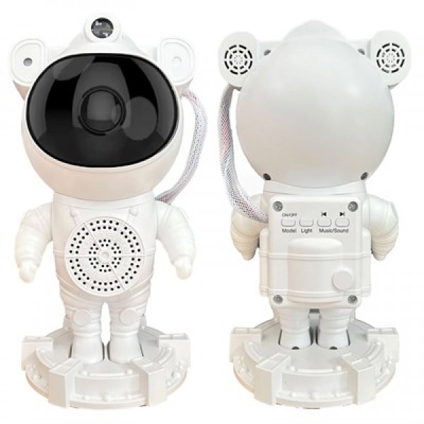 Sunup SN-30764 Astronot Galaxy Projektör Gece Lambası Uzaktan Kumandalı Bluetooth Hoparlörlü