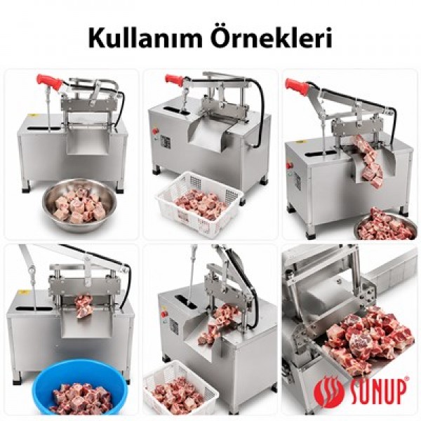 Sunup SN-30982 Otomatik Kemik ve Et Kesme Makinesi Gıda Sınıfı Paslanmaz Çelik Endüstriyel Giyotin Dilimleyici Sunup SN-30982 Otomatik Kemik ve Et Kesme Makinesi Gıda Sınıfı Paslanmaz Çelik Endüstriyel Giyotin Dilimleyici