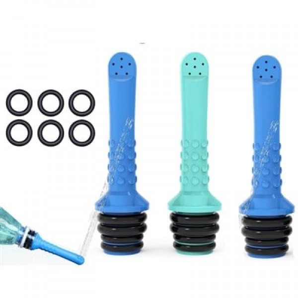 Sunup SN-37729 Pratik 21-25Mm Seyahat-Kamp Tipi 3'lü Tuvalet Temizlenme Taharet Nozzle        