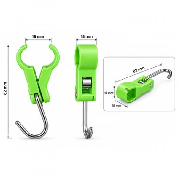 Sunup SN-38118 Yuvarlak Kelepçe Askı 82x18x18mm 4'lü Paket Sunup SN-38118 Yuvarlak Kelepçe Askı 82x18x18mm 4'lü Paket