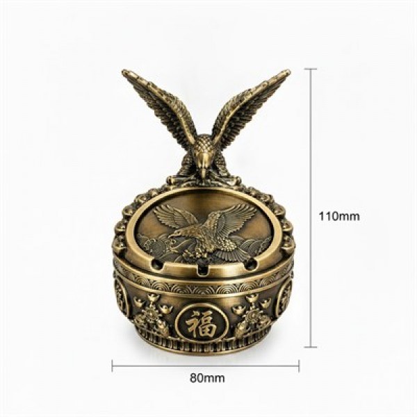 Sunup SN-38895 Antik Bronz Kartal Figürlü Dekoratif Küllük Sunup SN-38895 Antik Bronz Kartal Figürlü Dekoratif Küllük
