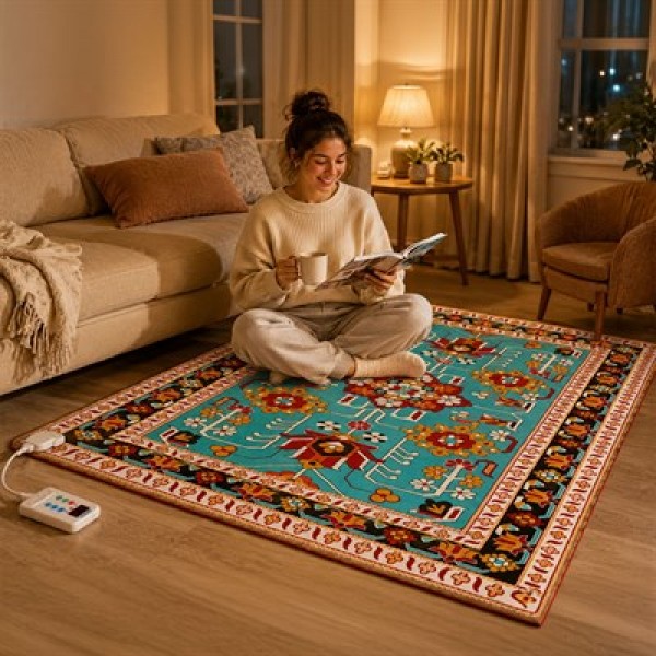 Sunup TY-2*2 1599W 200x200cm Isıtmalı Pad Halı - Dijital Termostatlı Karbon Kristal Teknolojisi Sunup TY-2*2 1599W 200x200cm Isıtmalı Pad Halı - Dijital Termostatlı Karbon Kristal Teknolojisi