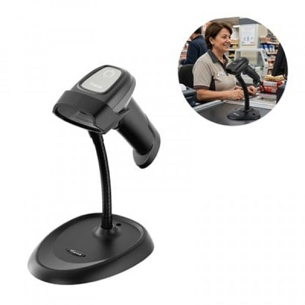Tiwox VS-336 2D Karekod Kablolu USB Barkod Okuyucu Stand Tiwox VS-336 2D Karekod Kablolu USB Barkod Okuyucu Stand