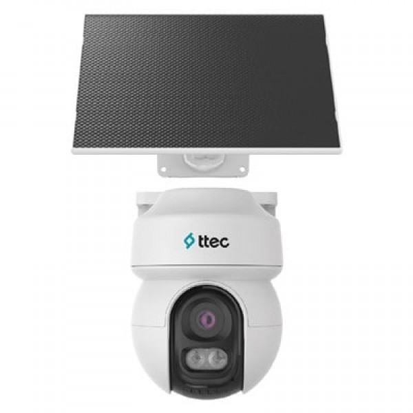 TTEC SLR-3330S-MH/SL-4G 3MP 4mm 4G Solar PTZ Güvenlik Kamerası + Kesintisiz Enerji ve Kablosuz İzleme