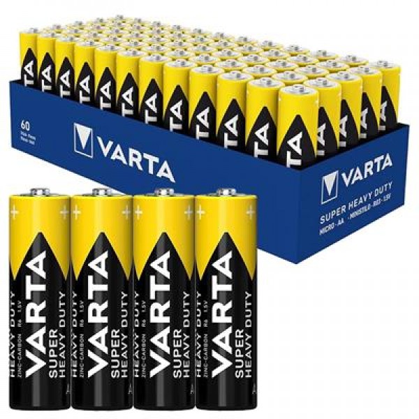 Varta Superlife Çinko AA Kalem Pil (60'lı Paket)