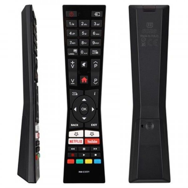 Vestel - JVC RM-C3331 Netflix - Youtube Tuşlu Lcd - Led Tv Kumanda