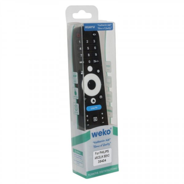 Weko Philips-Arçelik-Beko-Onvo Ses Komutsuz Live TV-Netflix-Youtube-Prime Video-Disney-Audio Akıllı TV Kumanda Weko Philips-Arçelik-Beko-Onvo Ses Komutsuz Live TV-Netflix-Youtube-Prime Video-Disney-Audio Akıllı TV Kumanda