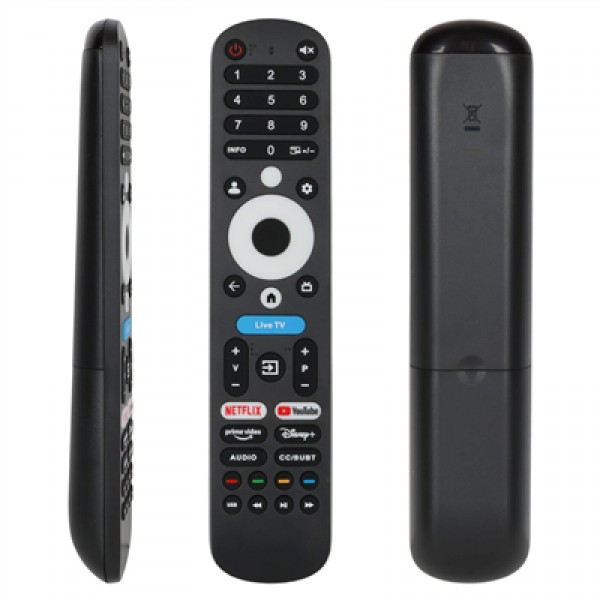 Weko Philips-Arçelik-Beko-Onvo Ses Komutsuz Live TV-Netflix-Youtube-Prime Video-Disney-Audio Akıllı TV Kumanda