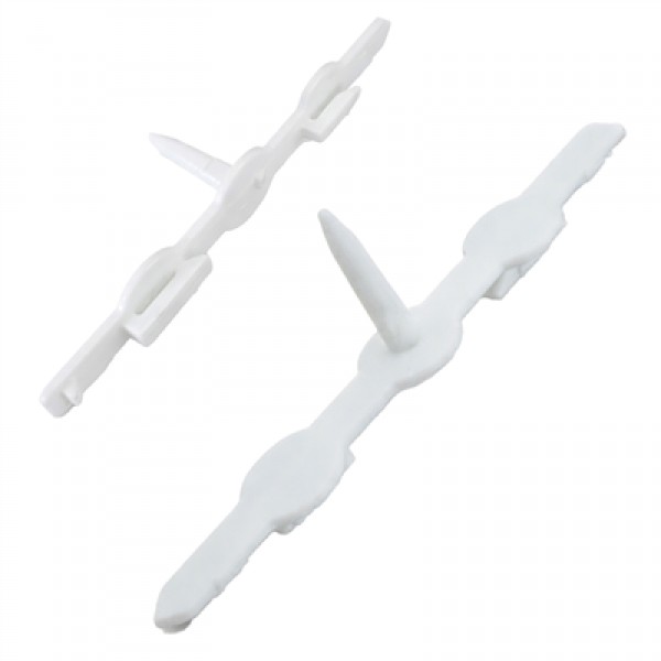 Weko TV Panel Backlight Reflektör Kağıdı Sabitleme Stoperi 60x9mm Beyaz Plastik Tutucu