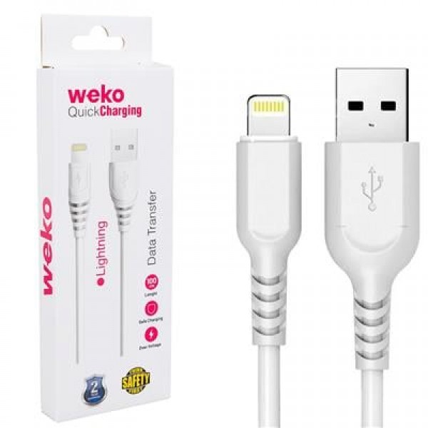 Weko WK-22019 USB To Lightning Telefon Şarj Kablosu