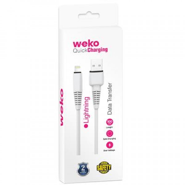 Weko WK-22022 USB To Lightning Telefon Şarj Kablosu