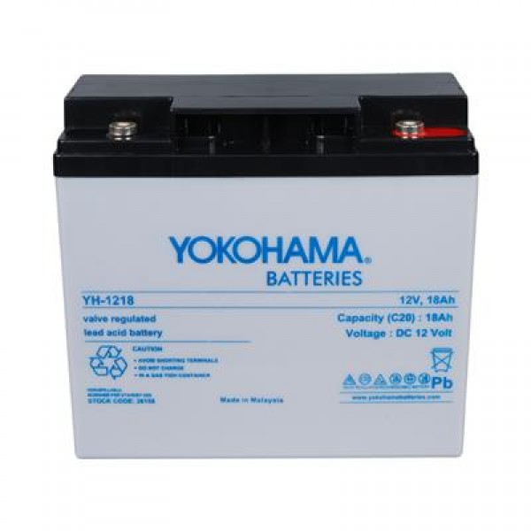 Yokohama YH-121.8 12 Volt - 18 Amper Akü (181x76x167 mm)