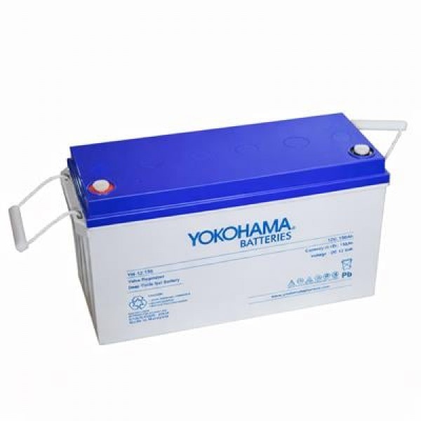 Yokohama YH-27018 12V 150Ah Tam Bakımsız Deep Cycle Jel Akü (481x170x241mm)