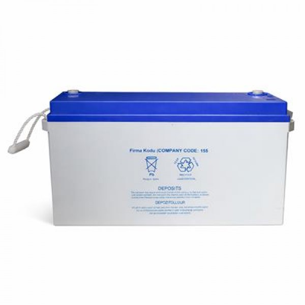 Yokohama YH-27018 12V 150Ah Tam Bakımsız Deep Cycle Jel Akü (481x170x241mm)