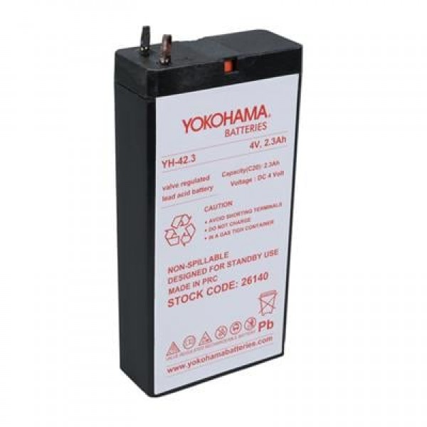 Yokohama YH-42.3 4 Volt - 2.3 Amper Akü (50x100x22 mm)