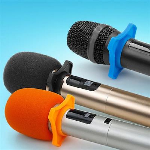 Tenon ZE-7130 5'li Standart 5 Renk El Mikrofon Süngeri (Sarı-Turuncu-Kırmızı-Mavi-Siyah)